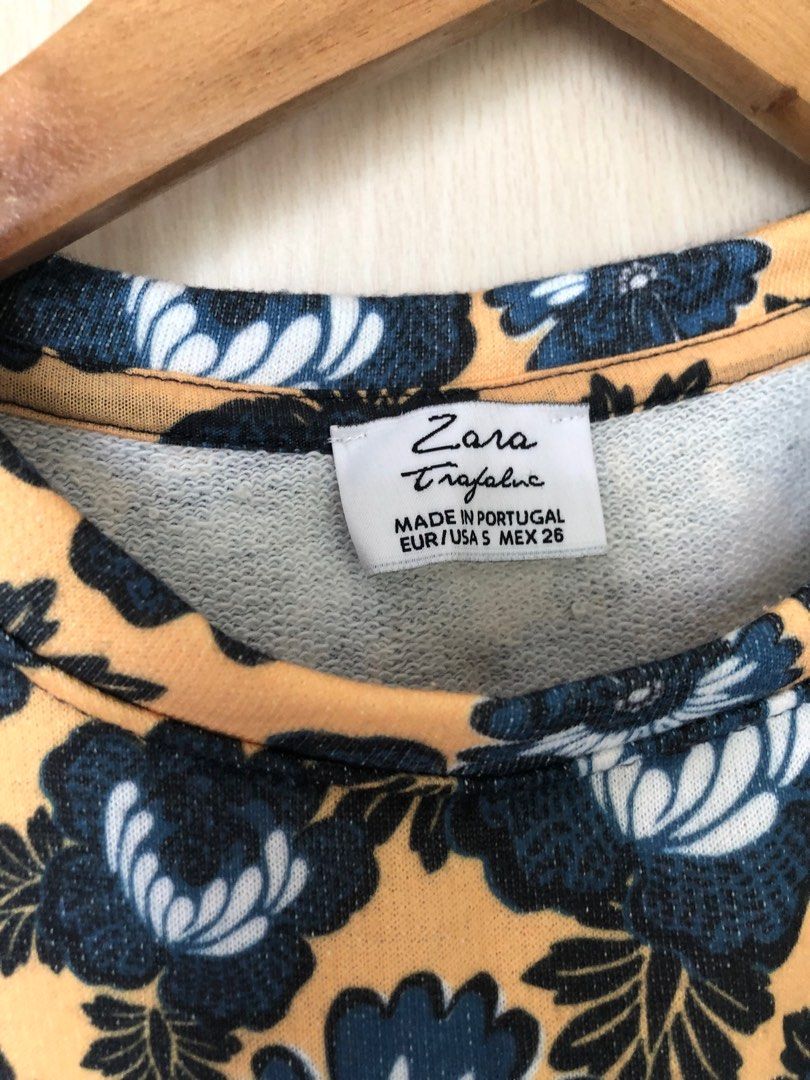 Sold as set: 2 Zara printed dresses (Category: Dresses) located in Quezon City. Submitted by macyscloset (Listing ID 1419226800, Image 3). Description: 🎀Zara floral printed dress - S on tag 🎀Zara knit dress - S on tag 🎀no flaws 🎀selling low; rfs: major decluttering .
