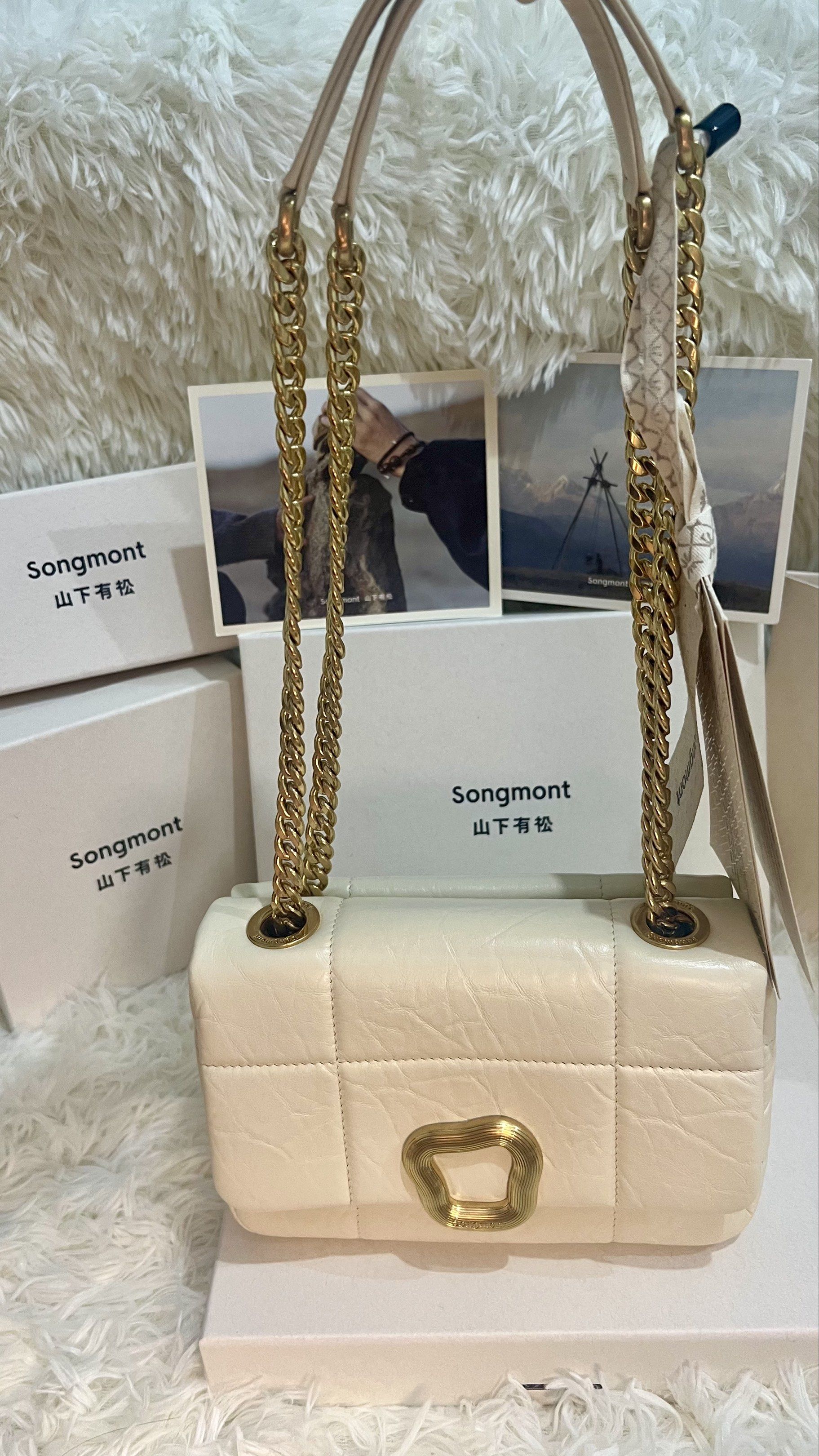 Songmont Chocolate Cowhide leather bag | 100% Authentic | Giftset | Brandnew (Category: Cross-body Bags) located in Manila. Submitted by krizzyventurina (Listing ID 1419378724, Image 2). Description: 👜 Songmont Chocolate Bag – 100% Authentic Guaranteed ON HAND | Ready to Ship | Registered Business in the Philippines and Singapore ✨ Available Colors • Milkshake White: A soft, creamy hue for a fresh, luxurious aesthetic. • Classic Black: Sophistic