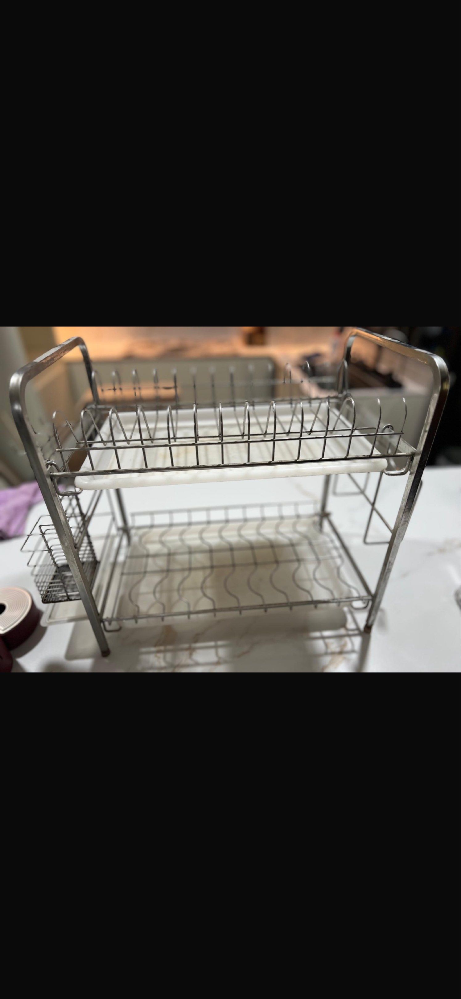 Stainless Steel 2-Tier Dish Rack445010763245178880