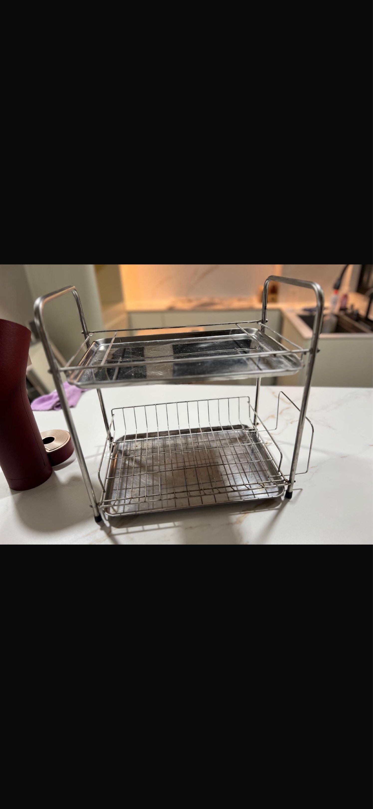 Stainless Steel 2-Tier Dish Rack445010763245178883