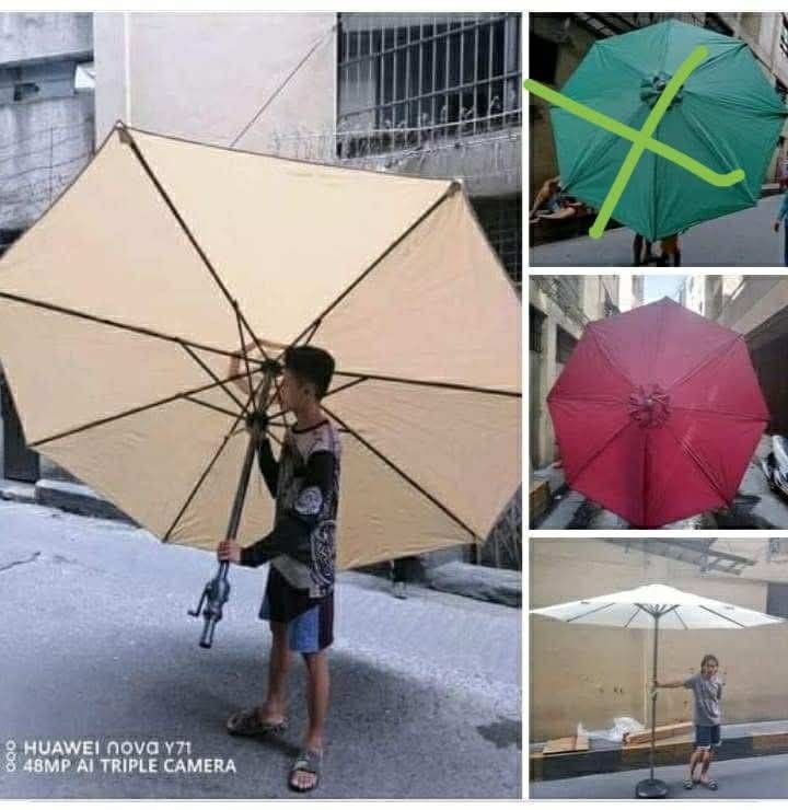 Tent Umbrella (Category: Umbrellas) located in Taguig. Submitted by diannecaya86853 (Listing ID 1419284497, Image 1). Description: All items are Brand new Same day delivery via Lalamove, Borzo Mode Of Payment COD GCASH Pm for Inquiries! 🥰.
