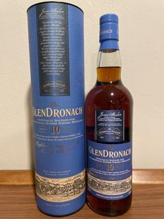 Glendronach Forgue 10 Year Old, Pedro Ximénez & Oloroso Sherry Cask, 43% whisky bottle