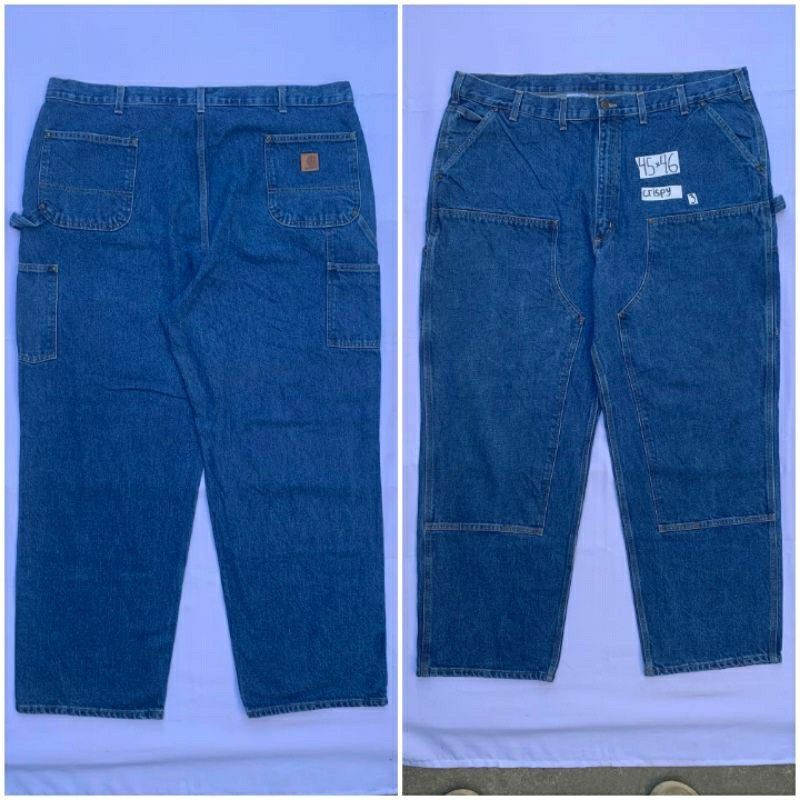 Vintage Carhartt Double Knee 45x46 leather patch (Category: Jeans) located in Muntinlupa City. Submitted by rizzy1394 (Listing ID 1419300436, Image 1). Description: rfs: lost weight.