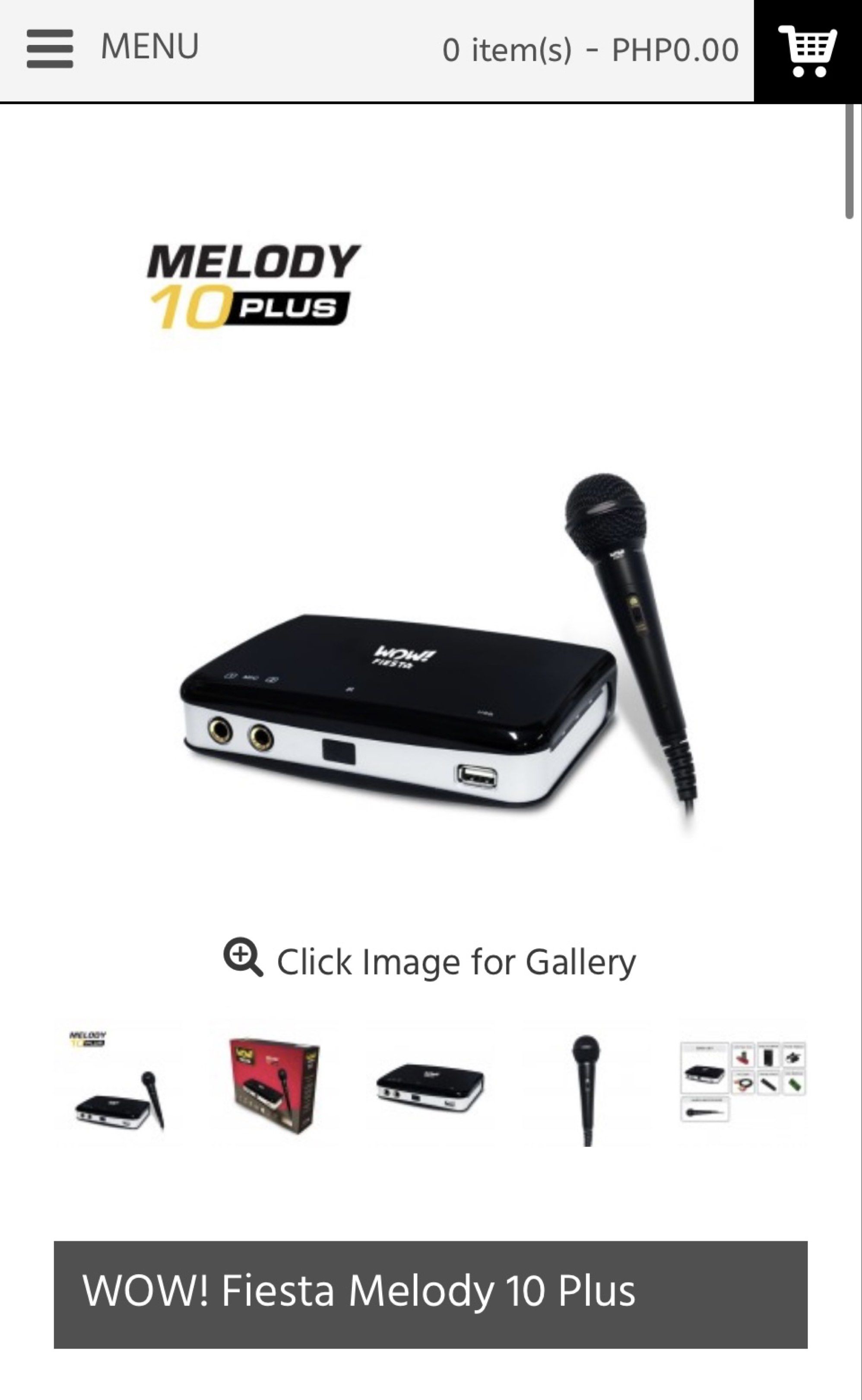 Wow fiesta melody 10 plus karaoke machine (Category: Soundbars, Speakers & Amplifiers) located in San Fernando. Submitted by imperacali (Listing ID 1419307589, Image 2). Description: Full package po, no issues. Selling to declutter/save up!.