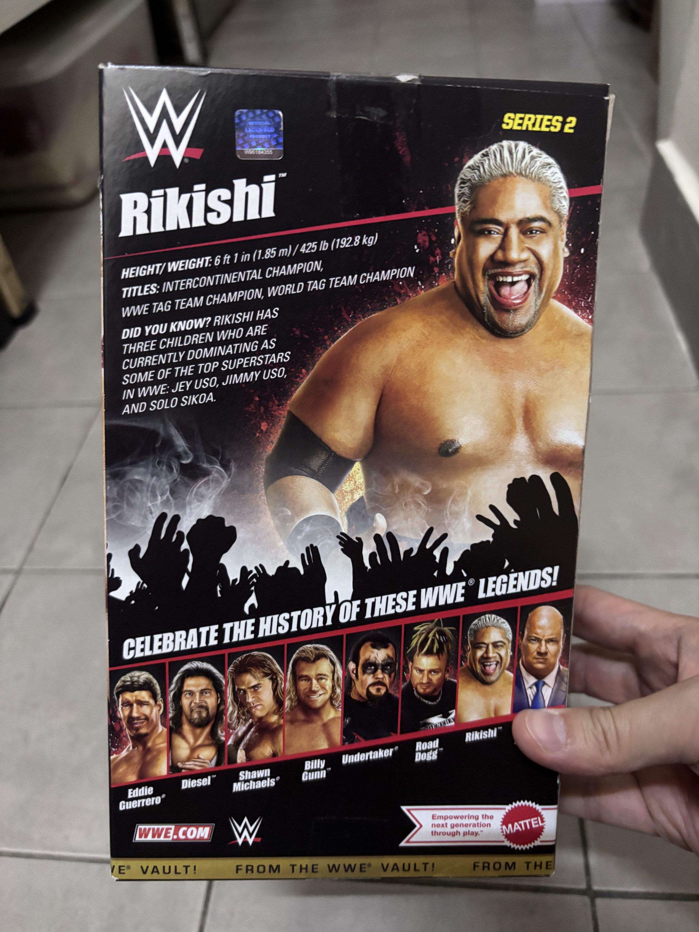 WWE Elite Rikishi Series 2 Action Figure, Hobbies & Toys, Toys & Games ...