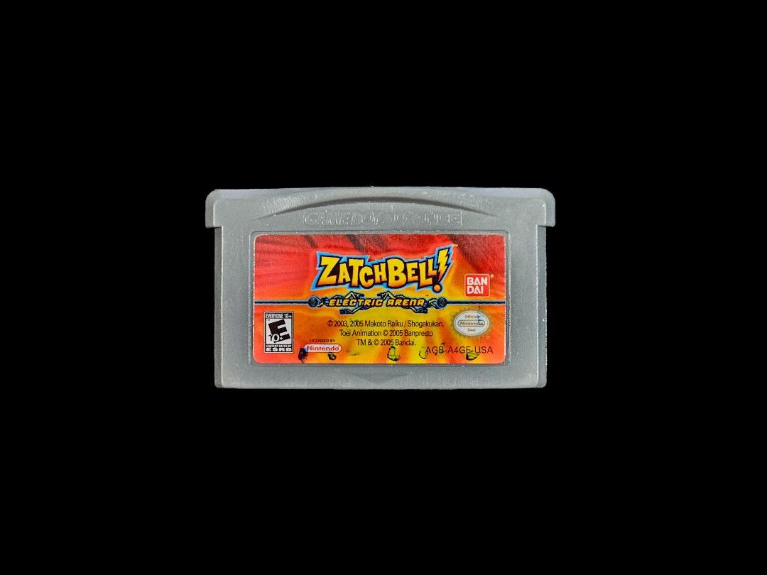 Zatch Bell Electric Arena for GBA (Category: Nintendo) located in Angeles City. Submitted by press_start (Listing ID 1419388125, Image 1). Description: FOR SALE Zatch Bell Electric Arena for GBA ₱1,499 US version. This is a second hand item, manage your expectations. Tested working. Location: Angeles City, Pampanga No meet-ups Shipping thru LBC or J&T only. I ship daily at 12:00 PM. Payments settled after 10:00 AM will be shipped the following da