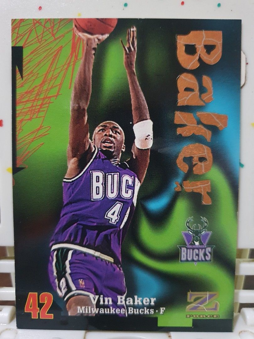 1997-98 Skybox Z-Force - [Base] #42 Vin Baker (Category: Raw Singles) located in Quezon City. Submitted by collectionneursonline88 (Listing ID 1345465671, Image 1). Description: 🔄 Meetups Balintawak Camachile 7/11 ,Quezon City 📦 Shipping : Lalamove / Grab MetroManila GogoExpress outside Metro Manila 📥 Payment : cash on meetups Gcash Milwaukee Bucks.