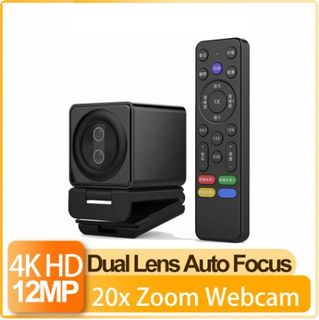 4K HD Dual-Lens Auto-Focus Webcam