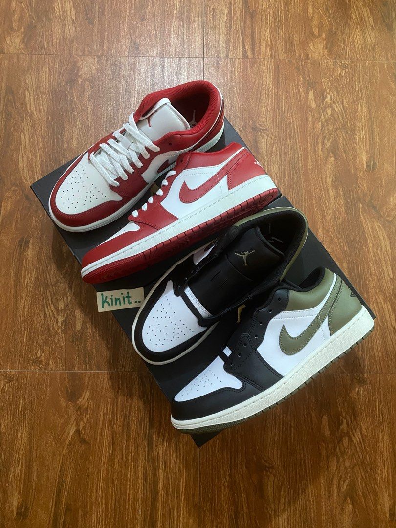 Air jordan 1 low new beginnings / medium olive (Category: Sneakers) located in Las Pinas. Submitted by kinit05 (Listing ID 1422427993, Image 1). Description: WTS / For Sale‼️ 7k aspack Both sz 10 AJ1 low new beginnings AJ1 low medium olive ₱3.7k each 💯 Legit PM📩📩 📍Cavite/Alabang loc Shipping thru Lalamove/JnT/JRS/LBC.