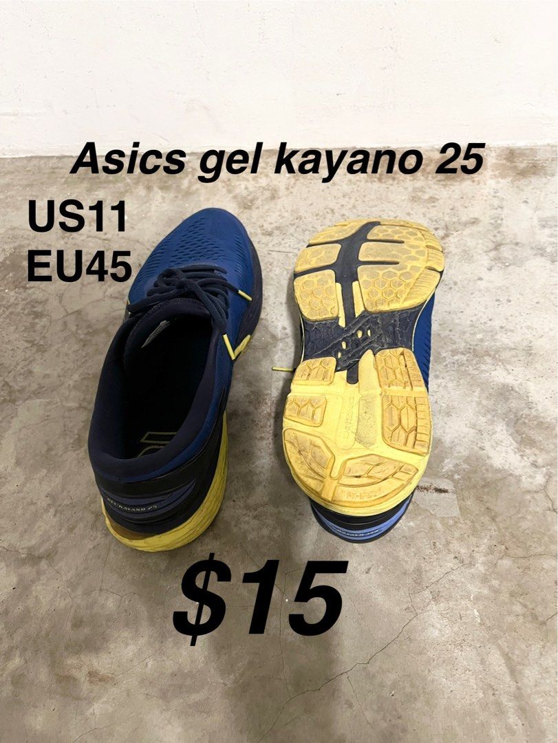 Asics Gel Kayano 25 running shoes size US11 EU45 (Category: Sneakers) located in Singapore. Submitted by eclectic (Listing ID 1422426204, Image 1). Description: Watapp me 9271 9252 if u want to buy.