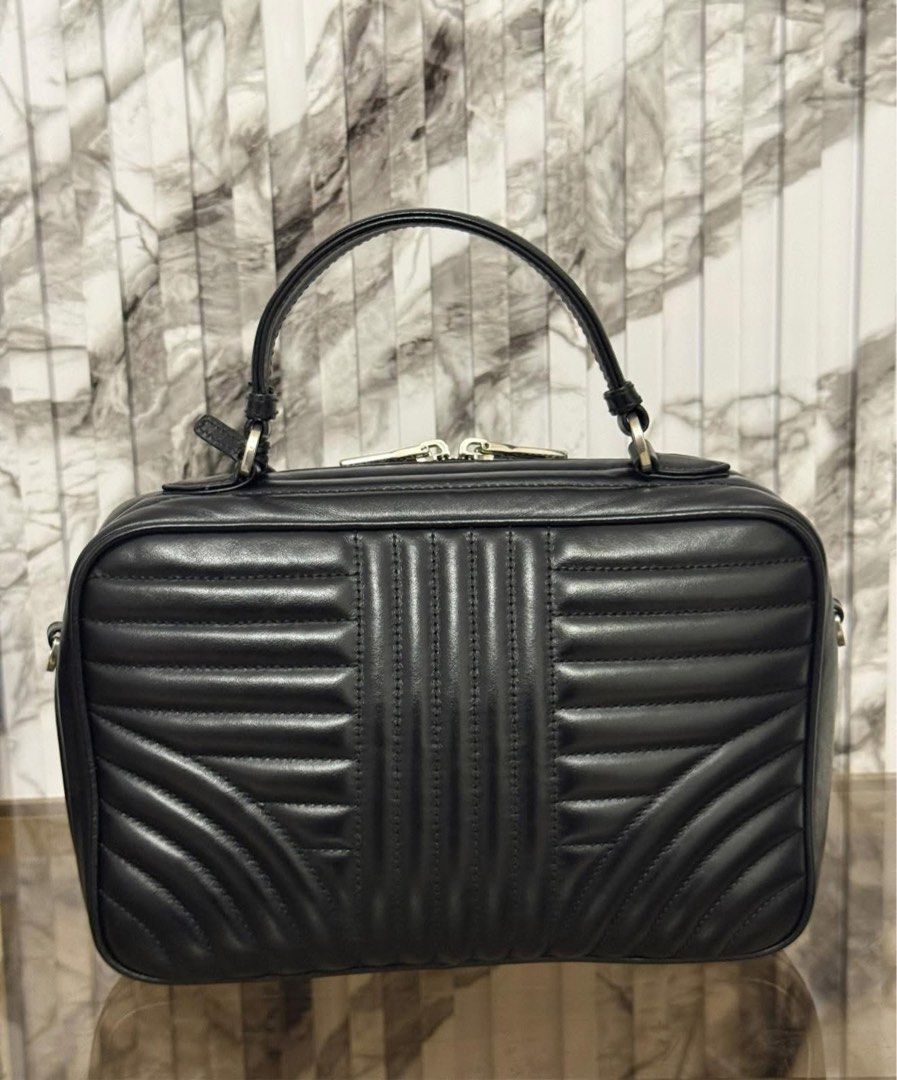 authentic PRADA DIAGRAMME TOP HANDLE ✨ (Category: Luxury Bags & Wallets) located in Quezon City. Submitted by jhaediah (Listing ID 1390141025, Image 3). Description: PRADA DIAGRAMME TOP HANDLE ✨2-20 Guaranteed authentic 💯 Box & Paper bag Rank A condition.