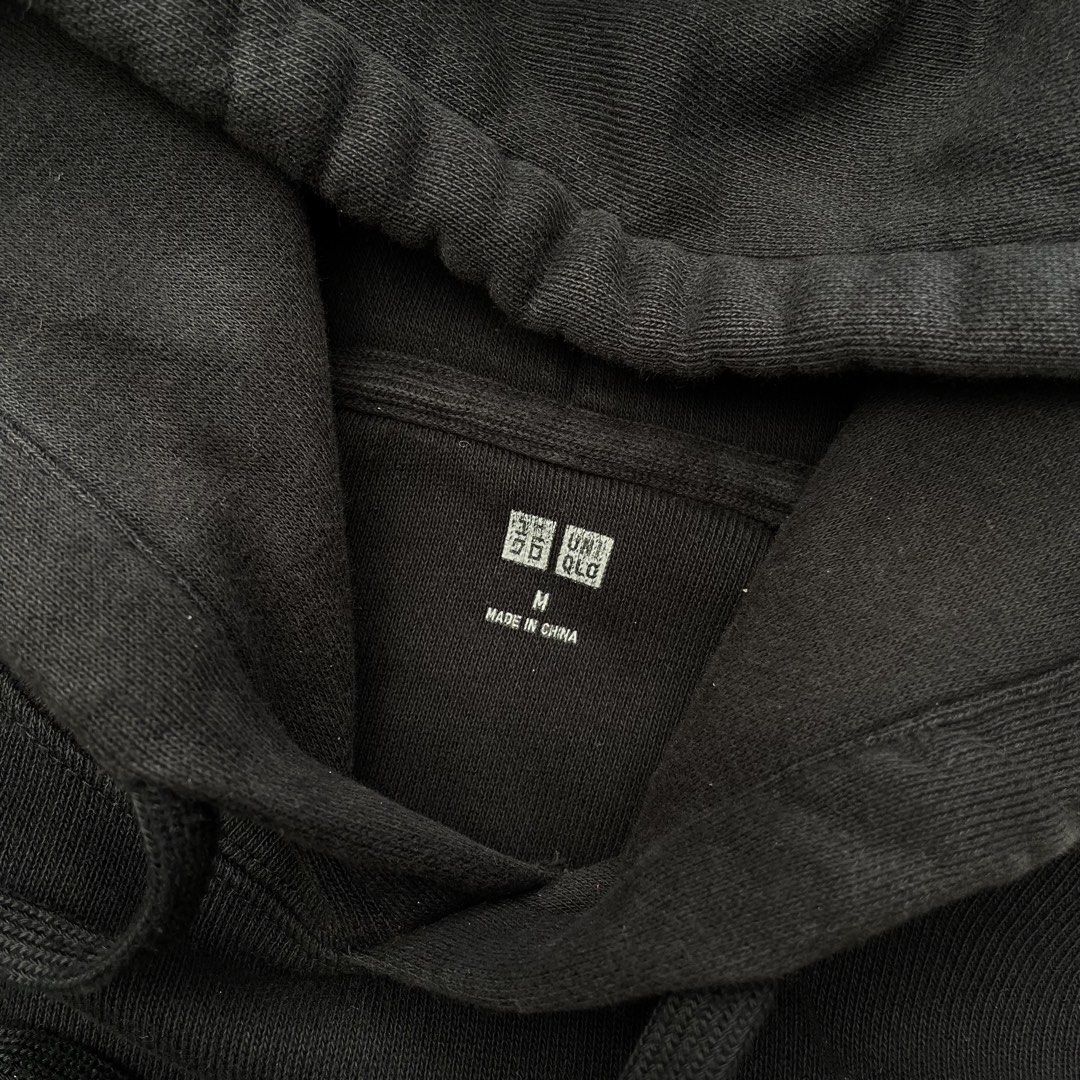 Black Hoodie with Hood (Category: Hoodies) located in Baguio. Submitted by dutefinds (Listing ID 1422498723, Image 3). Description: - Black hoodie - Hood with drawstrings - Kangaroo pocket - Long sleeves - Ribbed hem and cuffs - Made of soft, comfortable material - Great for casual outfits.