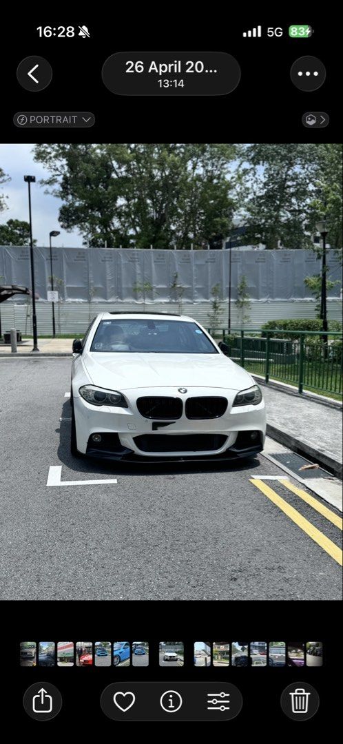 BMW 5 Series Sedan 535i (A) (Category: Used Cars) located in Singapore. Submitted by jwagon (Listing ID 1422458173, Image 3). Description: Vrsf down pipe Vrsf intercooler K sport coil over Brembo gt6 / gt4 plus electronic hand break full Brembo set with ss hose FTP charge pipe FTP turbo in let pipe MST air intake Full ultra racing bars Steering wheel re wrapped M-sports 20 inch rims M-sports muffler FTP oil cooler valve Hard race bushings All wea