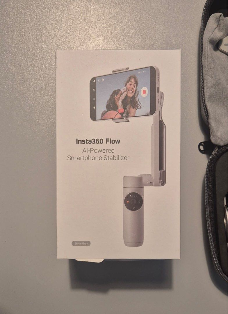 [BUNDLE] Insta360 Flow AI Smartphone Gimbal + Premium Accessories (Category: Gimbals & Stabilizers ) located in Manila. Submitted by declutteringanj (Listing ID 1422396374, Image 1). Description: [BUNDLE] Insta360 Flow AI Smartphone Gimbal + Premium Accessories ​Caption: Selling our Insta360 Flow (1st Gen) in Stone Grey. This is the ultimate vlogging setup, fully loaded with essential magnetic accessories for easier shooting. ​Condition: Used but