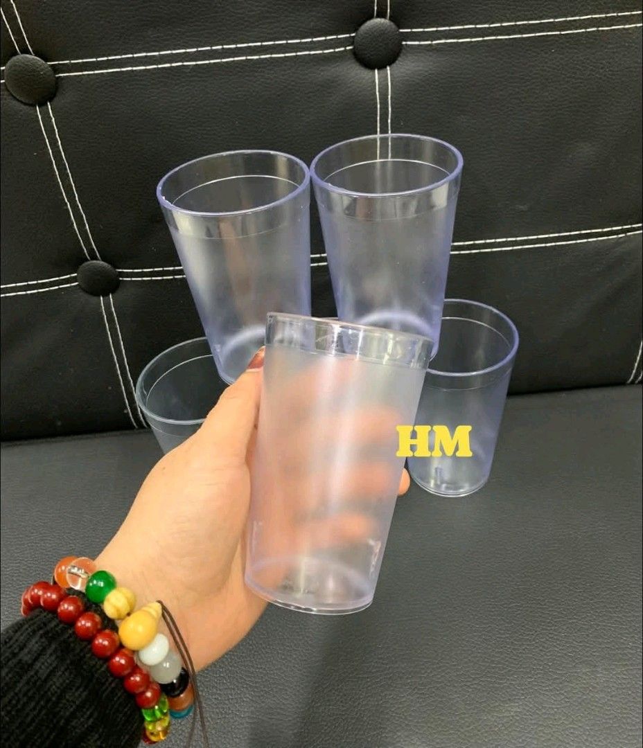 Clear acrylic Plastic Cups (Category: Coffee & Tea Tableware) located in Manila. Submitted by asstditems (Listing ID 1422510397, Image 2). Description: - min.6pcs 190 Set of clear plastic cups - New and unused condition - Some cups in individual plastic wrapping - Suitable for all beverages - Transparent design - Ideal for parties, events, or daily use.