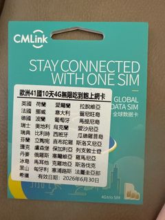 CMLink Global Data SIM Card458051157251205120
