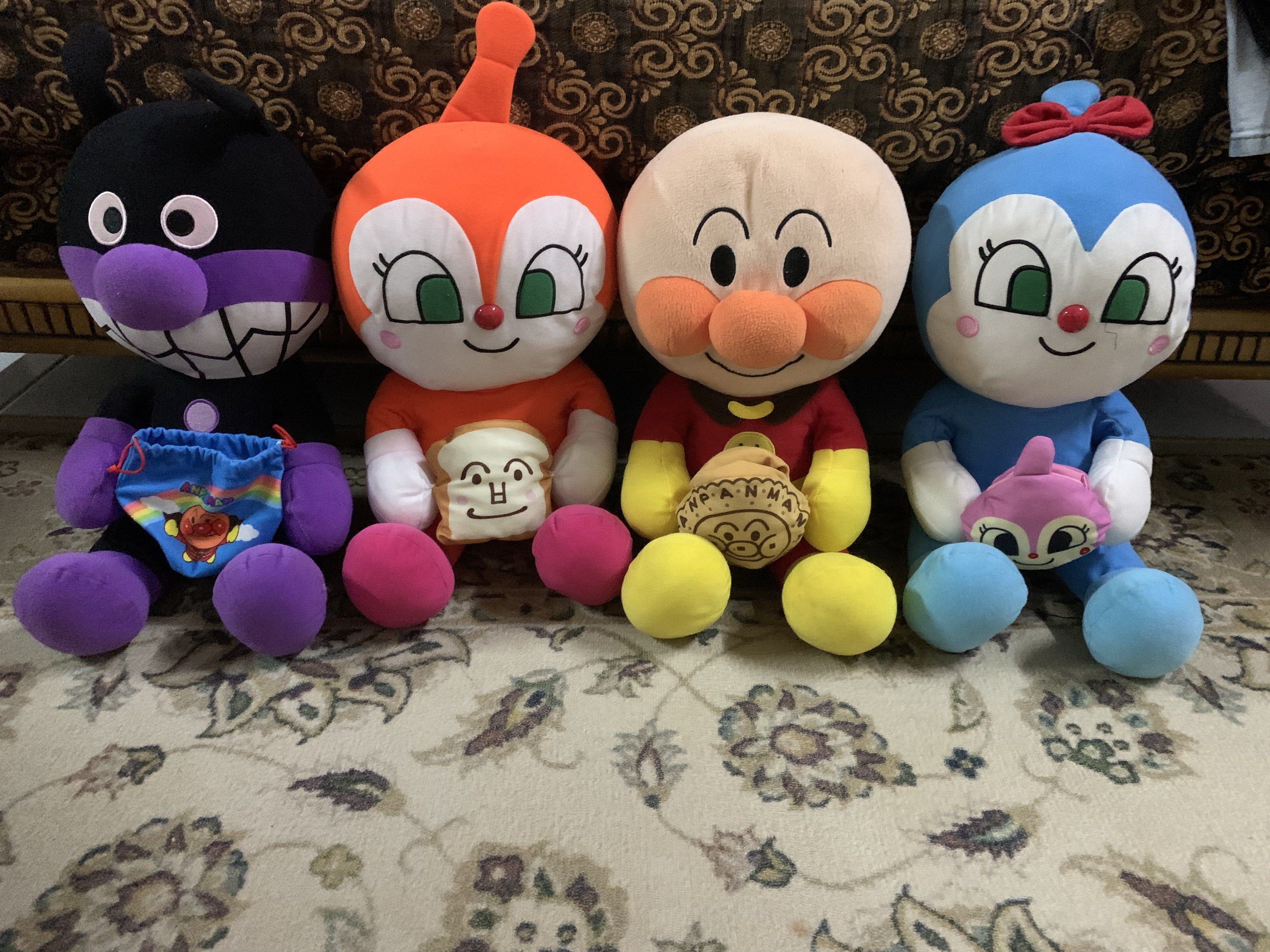 COMBO Anpanman Plush Toys Set 4, Hobbies & Toys, Toys & Games on Carousell
