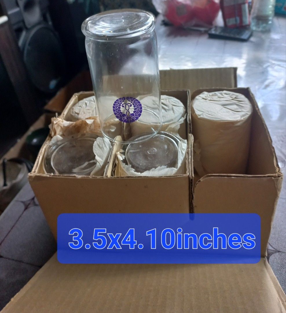 Drinking glass/6pcs with box (Category: Other Kitchenware & Tableware) located in Quezon City. Submitted by sabadojuliet25680 (Listing ID 1422455638, Image 2). Description: drinking glass brand new/ no issue with box.