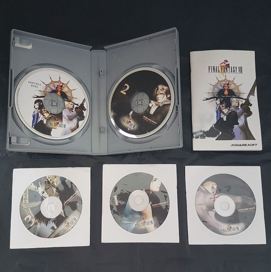 Final Fantasy VIII by SquareSoft. PC DVD-ROM, Retro Game, Cosmopolitan ...