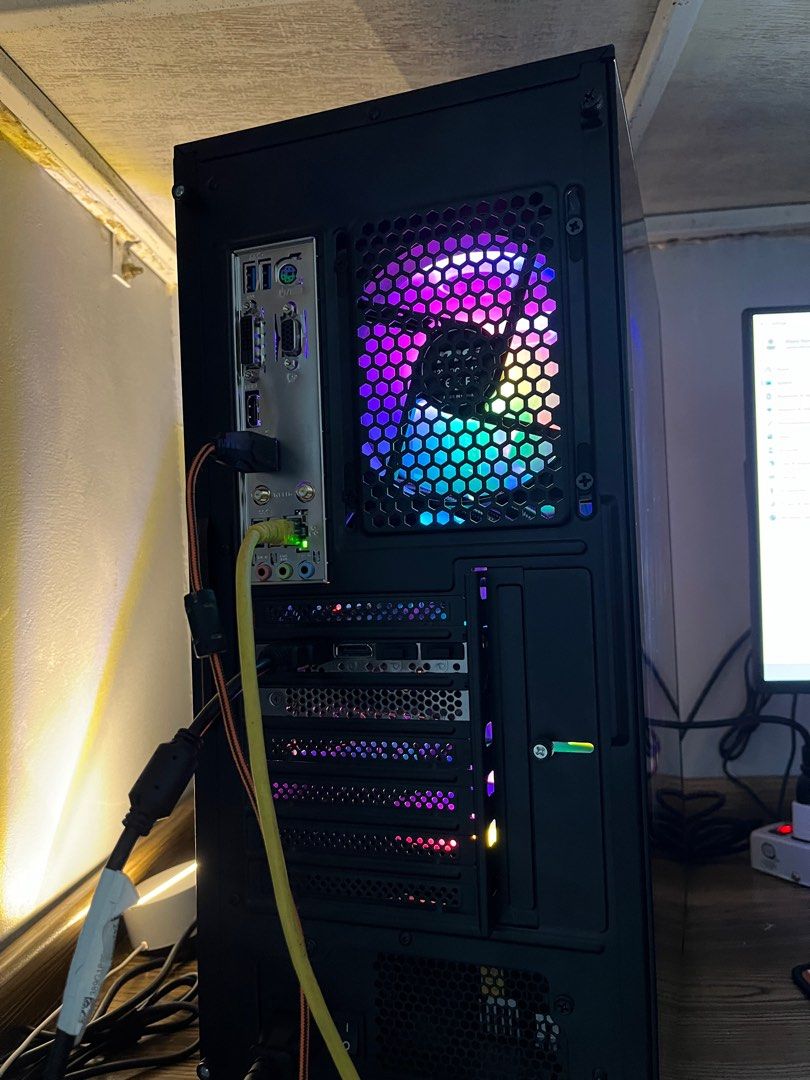 Gaming CPU/System Unit for Sale 🔥 (Category: Desktops) located in San Pedro. Submitted by Eliiii (Listing ID 1422544971, Image 3). Description: 💻 Specs: • CPU: AMD Ryzen 7 5700X • Motherboard: Asus Prime B550M-A WiFi II • GPU: MSI GeForce RTX 3060 12GB • Storage: 256GB SSD • RAM: T-Force Delta 3200MHz 16GB total • PSU: Corsair CX650 • AIO Cooler: Deepcool LQ240 • Case: MSI MAG Forge 120A Airflow ✅ Clean build ✅ Good airflow ✅ No issues, fully f