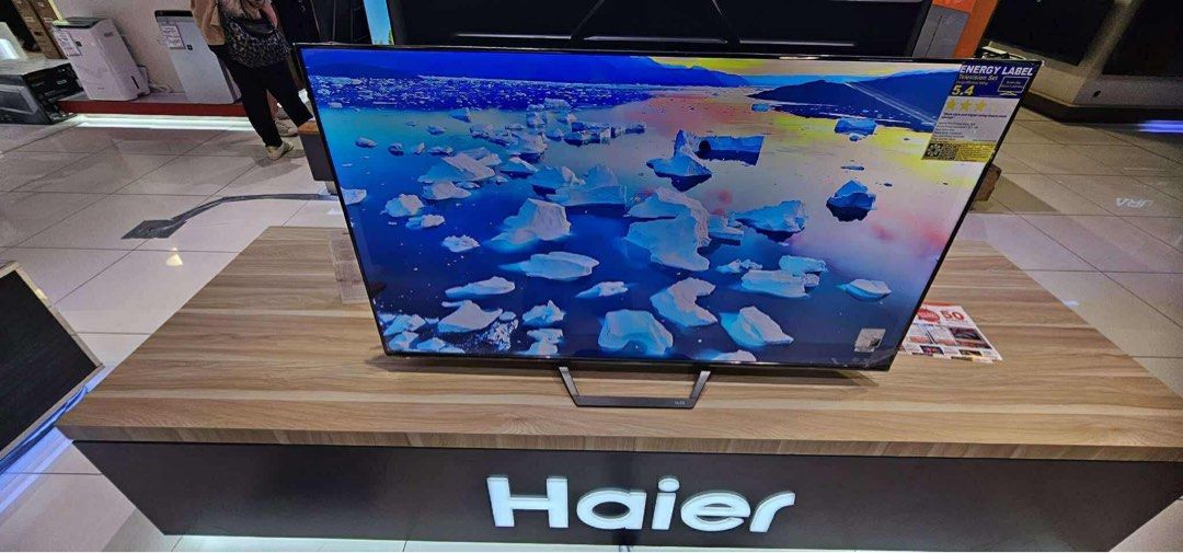 HAIER LED GOOGLE TV (Category: TV) located in Quezon City. Submitted by annys.online (Listing ID 1422515138, Image 2). Description: HAIER LED GOOGLE TV H32K85FX -8,400 H40K68FG - 10,500 H43K85FFX - 13,157 H40K85EFX - 10,500 H50K85FUX -17,500 H55K85FUX - 19,700 H58K68UG- 21,600 H65K85FUX - 27,800 H70K85EUX - 32,500 H75K65FUX - 35,500 QLED H43S80EUX - 17,800 H50S80EUX - 21,000 H55S80EUX - 22,800 H65S80EUX - 31,900 H50S800UX - 22,700 H55S800UX-23,90