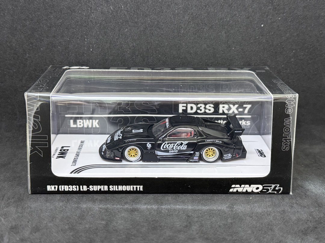 INNO64 RX7 FD3S LB Coca Cola 可樂 INNO, 興趣及遊戲, 玩具 & 遊戲類 - Carousell