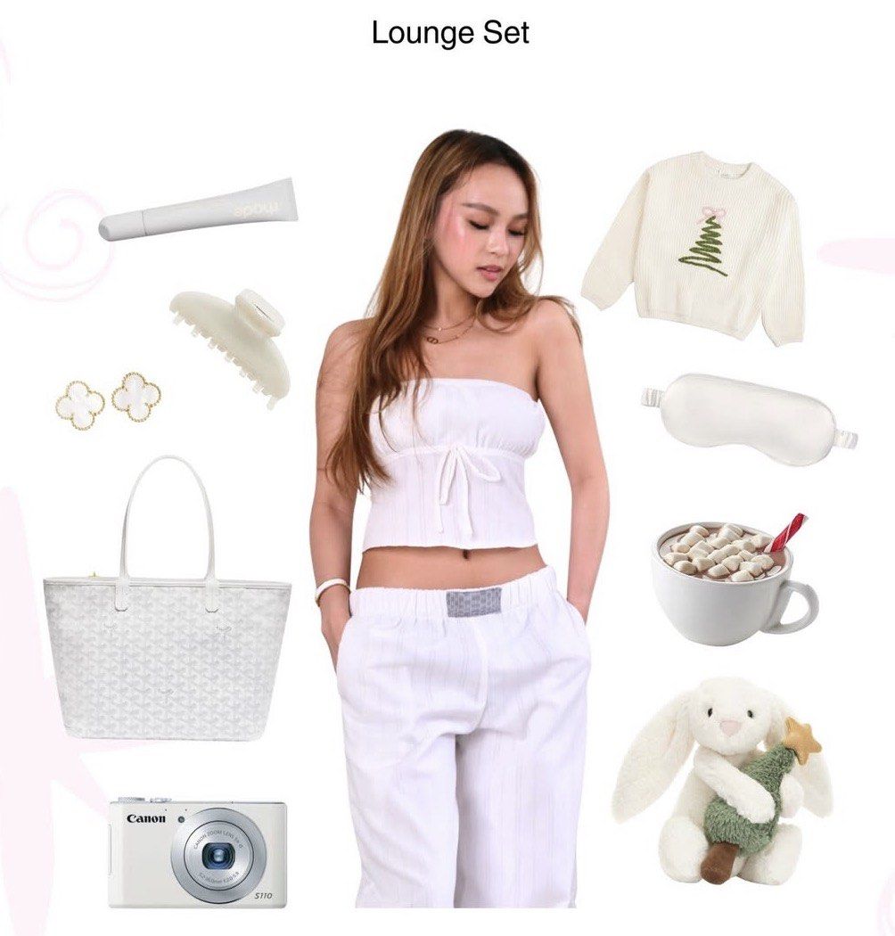 Isa The Label - White Lounge Set (Top & Pants) (Category: Sleeveless) located in Manila. Submitted by cgyu._ (Listing ID 1422520719, Image 2). Description: very pretty set i have alot of clothes hence selling 😭💗 top is tagged L but fits xs-m pants are free sized! <3 set is 1600 (originally 2k) individually: top is 700, pants are 900.