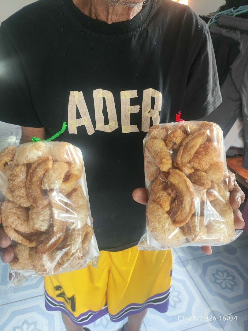 Janxen's Special Pork Chicharon Bagnet (Category: Local Eats) located in Cavite. Submitted by freakcbok (Listing ID 1422494367, Image 1). Description: ❤️ AVAILABLE FLAVOR 💓 💚Original flavor ❤️Spicy flavor 💜Mix flavor (12spicy/13original flavor) 🌼Tatlong Linggo po ang tinatagal ng chicharon Bago kumunat. 🌟 ‼️ 90 / per pack ‼️ suka / 100/liter pm for details.