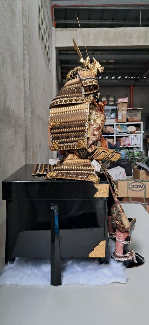 Japanese Samurai Armor set 32inches tall (Category: Other Home Decor) located in Bulacan. Submitted by amarijapansurplus (Listing ID 1422542874, Image 3). Description: Japanese Samurai Armor set 32inches tall 📌as is 📌Buy at ur own risk 📌What u see is what u get 📌First to pay basis 📌Auto pass sa COD iwas scam sa part ko 📌MOP: GCASH 📌MOD: Pick-up, Lalamove (motorcycle) or J&T/Flash Express 📌Loc. Panginay, Balagtas, Bulacan 🇯🇵AMARI Japan S