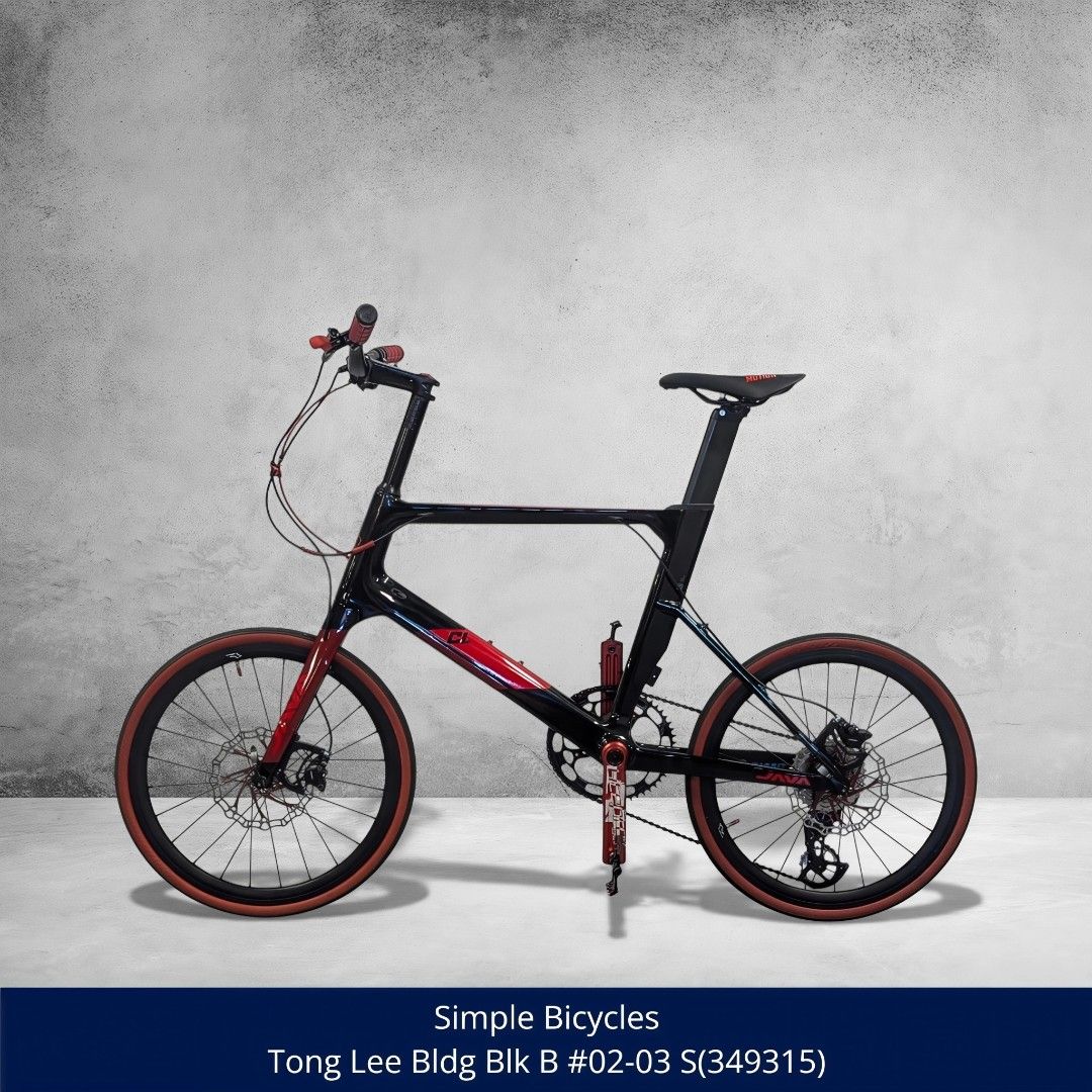 Java Carbon Mini Velo Bike (upgraded), Sports Equipment, Bicycles ...
