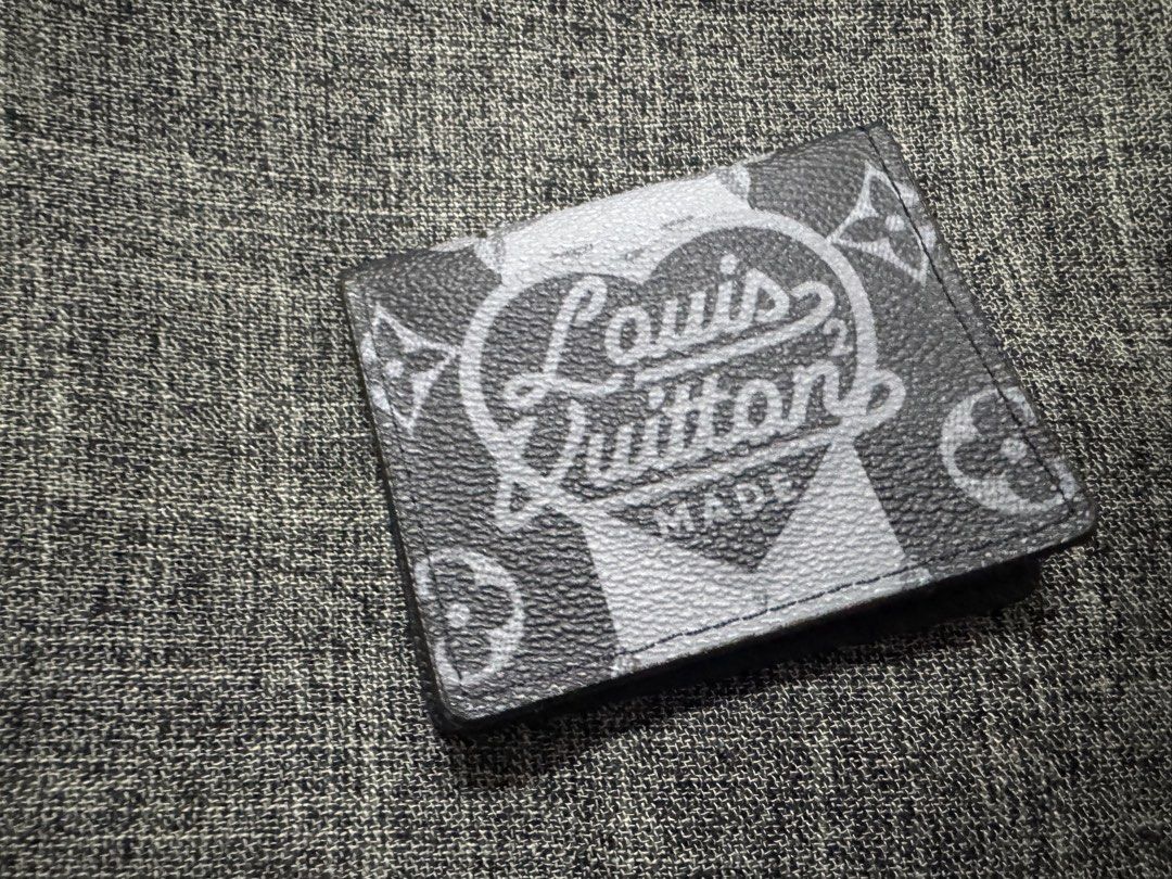 Louis Vuitton LV Made Wallet (Category: Luxury Bags & Wallets) located in Paranaque City. Submitted by icecollant20922 (Listing ID 1422544521, Image 1). Description: - Louis Vuitton wallet - Unique heart print design - Multiple card slots - Clear ID window - Includes box and dust bag - Black interior with Louis Vuitton logo - Iconic LV monogram exterior .