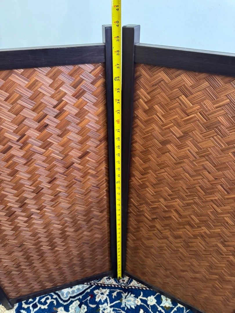 Low Panel Accent Partition Divider (Category: Wall Decor) located in Quezon City. Submitted by dannikkishoppe2 (Listing ID 1422543879, Image 2). Description: Low Panel Accent Partition Divider ‼️₱2800‼️ In good condition H: 40 inches These are SURPLUS items and not BRAND NEW. Please manage your expectations as there might be minimal flaws. Color may vary due to lighting, it may appear darker or lighter in person. Check photos first before buying.