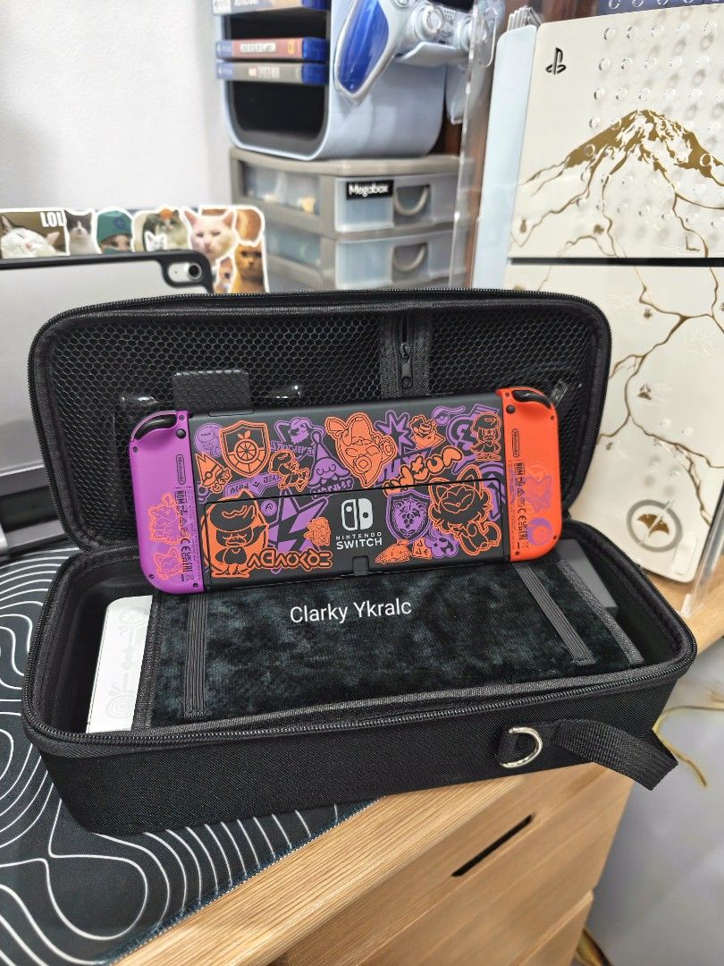 Nintendo Switch OLED Pokémon Edition with Free Games (Category: Nintendo) located in Manila. Submitted by nswitchgear (Listing ID 1422460785, Image 2). Description: Nintendo Switch OLED Limited Pokémon edition with Free Games ₱11,999 FREE acess to my Paid games Legit purchase not Jailbreak. Used item but in Good/Best condition Can give 7 Days personal Warranty for peace of mind. -Doon po tayo sa kaya tayong issupport, dont settle for less. Comes 