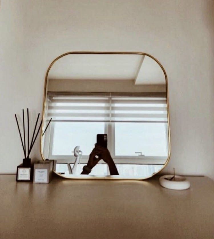 NORDIC TABLE MIRROR (Category: Mirrors) located in Manila. Submitted by LUMINOSAPH (Listing ID 1422422649, Image 1). Description: NORDIC TABLE MIRROR ELEVATE YOUR ROOM AESTHETICS WITH NORDIC MIRRORS ✨ ✅ WOOD STOPPER INCLUDED ✅ OPEN FOR CUSTOMIZED MIRRORS ✅ OPEN FOR INSTALLATION NORDIC TABLE MIRROR NORDIC TABLE MIRROR NORDIC TABLE MIRROR • Copper-free • 6 mm thick • Framed or frameless • No waves/no distortions • SuperB quality 💯 · Delivery via L