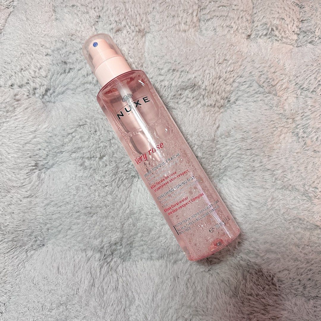Nuxe Very Rose Refreshing Toning Mist (Category: Face Care) located in Paranaque City. Submitted by hershey_august (Listing ID 1422481377, Image 2). Description: - Nuxe Very Rose Refreshing Toning Mist - Hydrates and soothes skin - Completes makeup removal - Contains rose floral water and skin-respect complex - Suitable for all skin types, even sensitive skin - 200ml bottle.