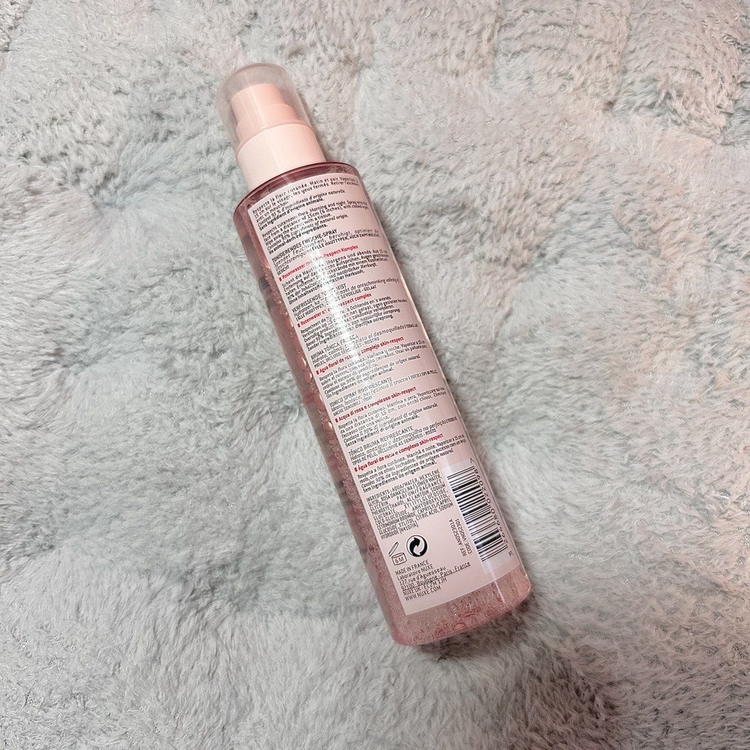Nuxe Very Rose Refreshing Toning Mist (Category: Face Care) located in Paranaque City. Submitted by hershey_august (Listing ID 1422481377, Image 3). Description: - Nuxe Very Rose Refreshing Toning Mist - Hydrates and soothes skin - Completes makeup removal - Contains rose floral water and skin-respect complex - Suitable for all skin types, even sensitive skin - 200ml bottle.
