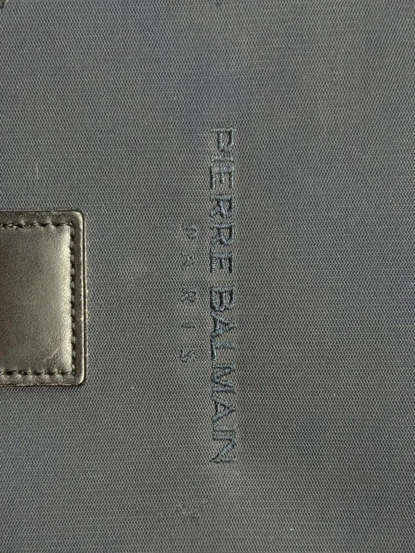 Pierre Balmain Backpack (Category: Backpacks) located in Tigbauan. Submitted by declaitter (Listing ID 1422480298, Image 2). Description: Pierre Balmain Backpack Navy Blue Color Can fit iPad Air 11” Bought from Sonu Vintage for ₱2000 something Buyer will shoulder the delivery fee Can send more photos and videos if requested Location: Iloilo RFS: I don’t use it anymore. MOP: GoTyme/GCash/BDO MOD: LBC .