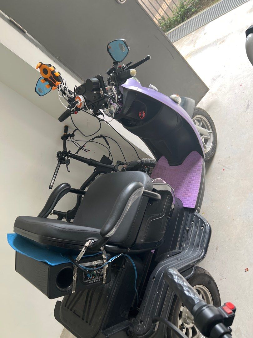 Pma setup (Category: E-Scooters & E-Bikes) located in Singapore. Submitted by kengeltanw20336 (Listing ID 1422416852, Image 2). Description: Setup 60v/72v (60v $700/. 72v $800) Motor 1000w Controller 1200w Speaker not included With use port u can charger ur hp. Nego but not too much.
