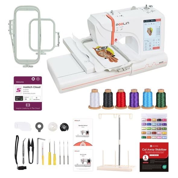 Poolin EOC05 Single Head Automatic Computerized Embroidery Machine 230*100mm for Hat Cap Tshirt Business (Category: Other Home Appliances) located in San Pablo. Submitted by anneviiee0007 (Listing ID 1422437029, Image 2). Description: PRE ORDER!!!‼️‼️📣📣📣 Poolin EOC05 Single Head Automatic Computerized Embroidery Machine 230*100mm for Hat Cap Tshirt Business Features: ✅ Easy to Operate ✅ operation: Computerized ✅ maximum speed: 650 RPM ✅ Power(
