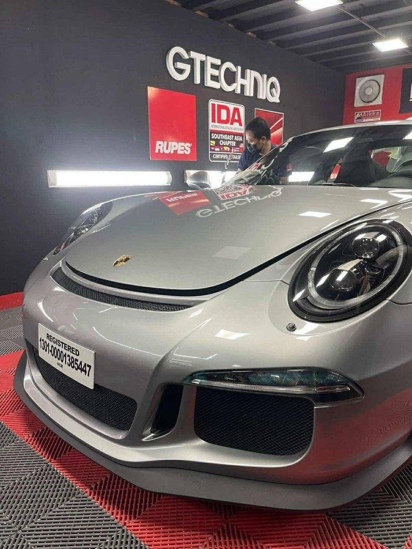 Porsche 911 3.8 GT3 (A) (Category: Used Cars) located in Manila. Submitted by katsuragikeima004 (Listing ID 1422418394, Image 3). Description: FOR SALE❗️❗️ Porsche Carrera 911 GT 3 🏎 🏎🏎 2016 Model ✅️ Super cars ✅️ 3.8LTR Engine (All stock) ✅️ 475 horsepower ✅️ Dual clutch , Automatic transmission ✅️ Can accelerate from 0-100km/h in 3.4 seconds ✅️ Upgrades worth 500-700K 😍 😍 Front lift system ✅️ IPE exhaust ✅️ PPF ✅️ 13M only💰 negotiable upo