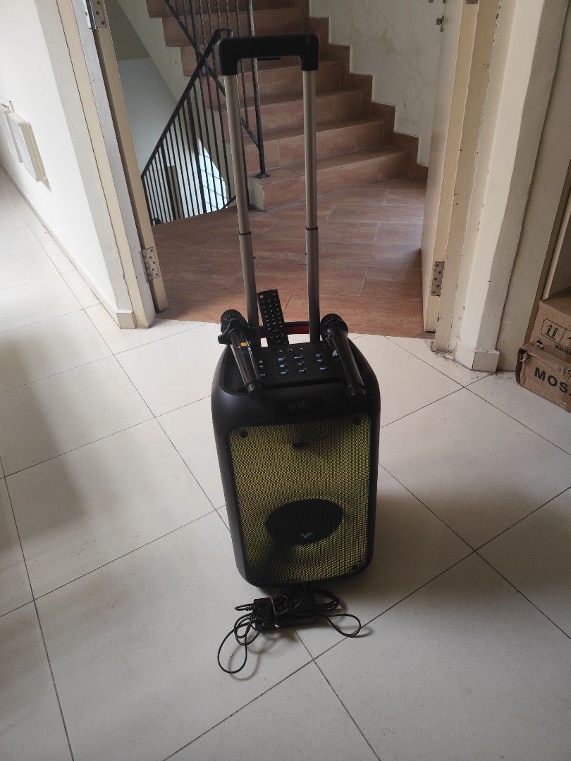 Portable Karaoke Speaker with Microphones