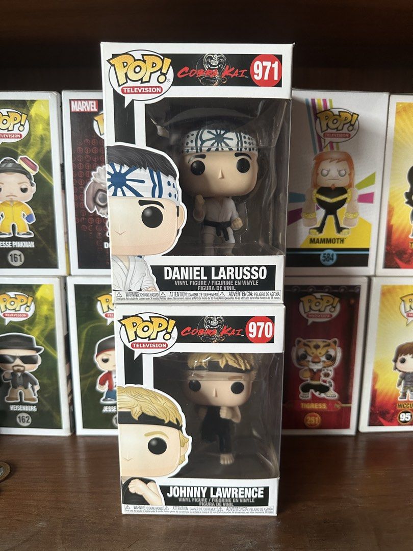 RARE Cobra Kai Funko POP set! (Category: Designer & Blind Box Toys) located in Taguig. Submitted by funkoboes (Listing ID 1422445030, Image 1). Description: MOP: GCASH, Bank Transfer MOD: Lalamove, LBC, J&T Location: BGC, Taguig City Kindly DM us here directly if you have any questions or concerns. Thank you ☺️ .