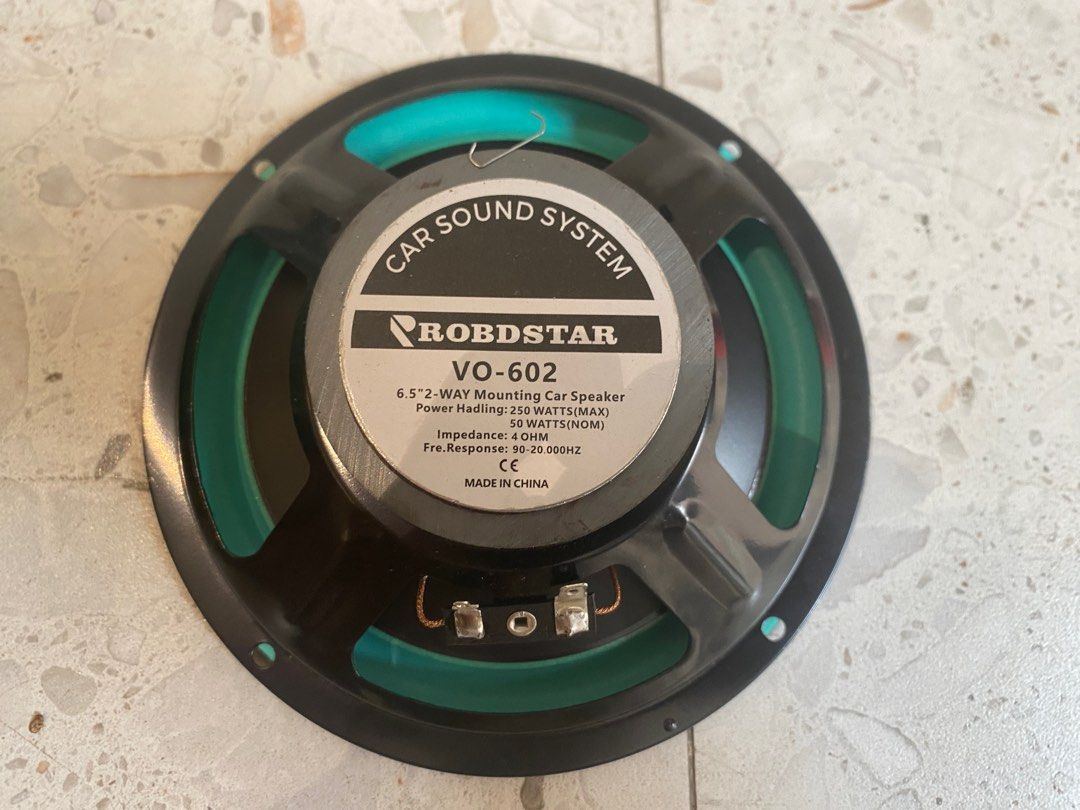 Roadstar car speaker 1 piece only (Category: Soundbars, Speakers & Amplifiers) located in Mandaluyong City. Submitted by gilesk (Listing ID 1422404465, Image 2). Description: Unused Roadstar car speaker 1 piece only. VO 602.