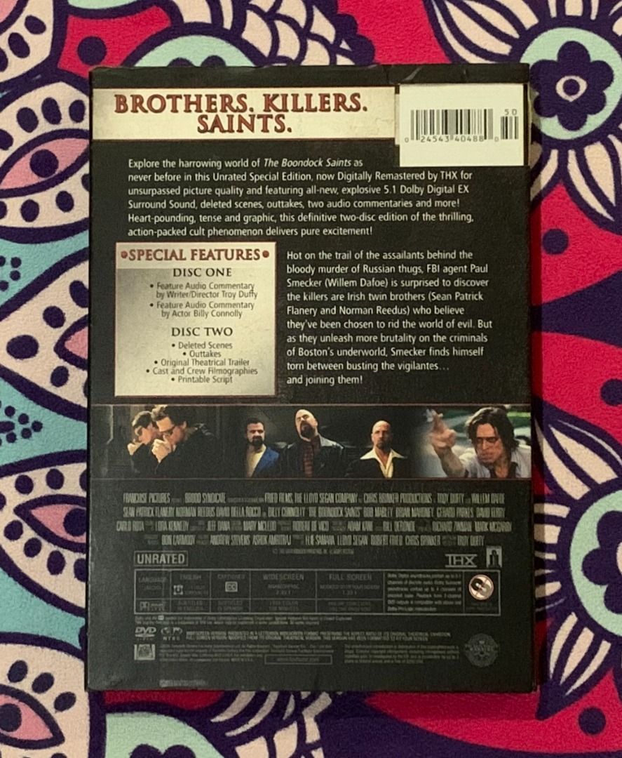 SPECIAL EDITION - "The Boondock Saints" DVDs (Category: CDs & DVDs) located in Quezon City. Submitted by katchierandomness (Listing ID 1422449408, Image 2). Description: Still sealed 2-disc Unrated Special Edition. Hard to come by already. You can pay via GCash, Maya or BPI QR code. .