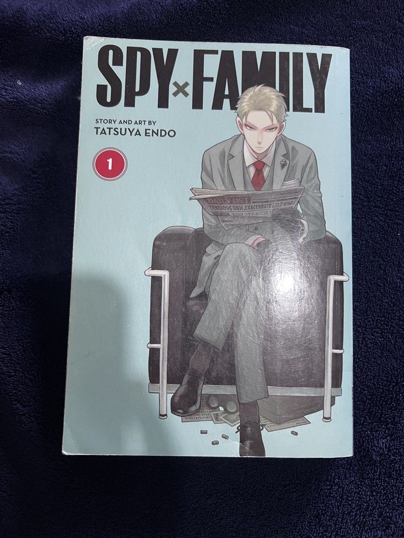 Spy x Family Volume 1 (Category: Comics & Manga) located in Paranaque City. Submitted by averyphile (Listing ID 1422429336, Image 1). Description: ‼️ Payment First Policy OFFICIAL MANGA - Spy x Family Volume 1 manga - By Tatsuya Endo - Story: Twilight, a spy, forms a family for his mission - Back cover: Anya, Yor, and Loid - Publisher: VIZ Media Official Manga bought from Fully Booked a few years ago..