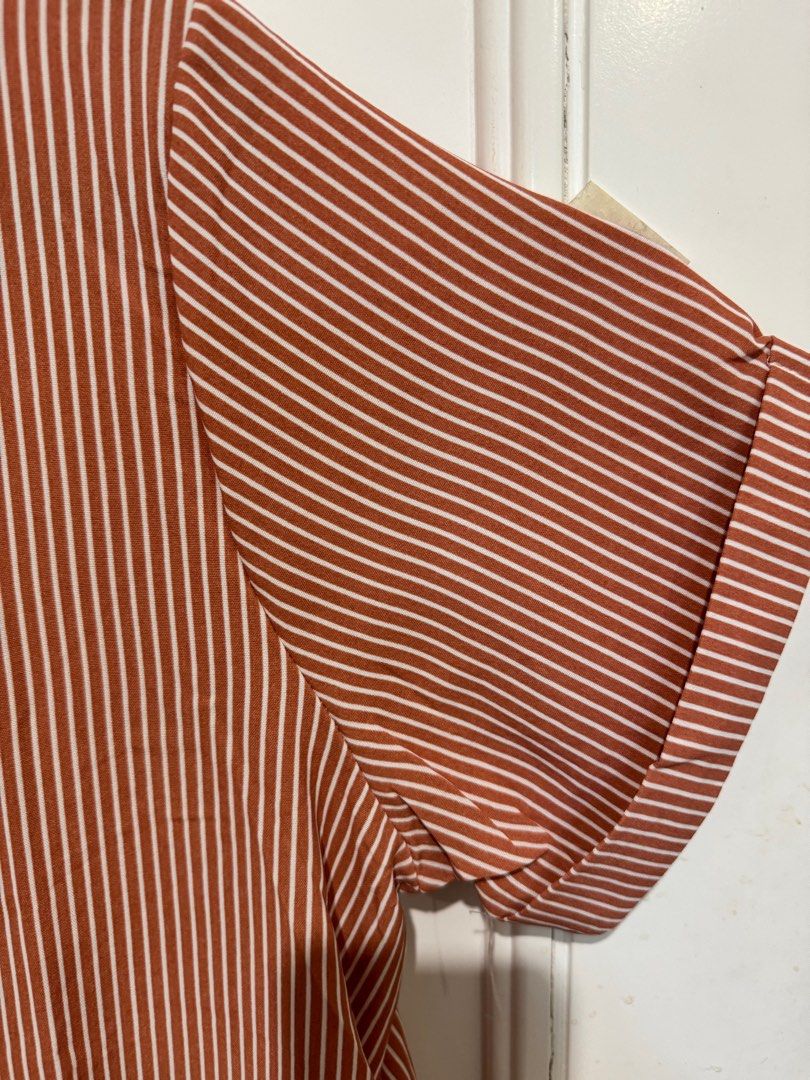 Striped red & white casual dress Medium- a gift (Category: Activewear) located in Manila. Submitted by goinggreener (Listing ID 1422463246, Image 3). Description: A gift - tried on but too long for me. Selling it for low to you! .