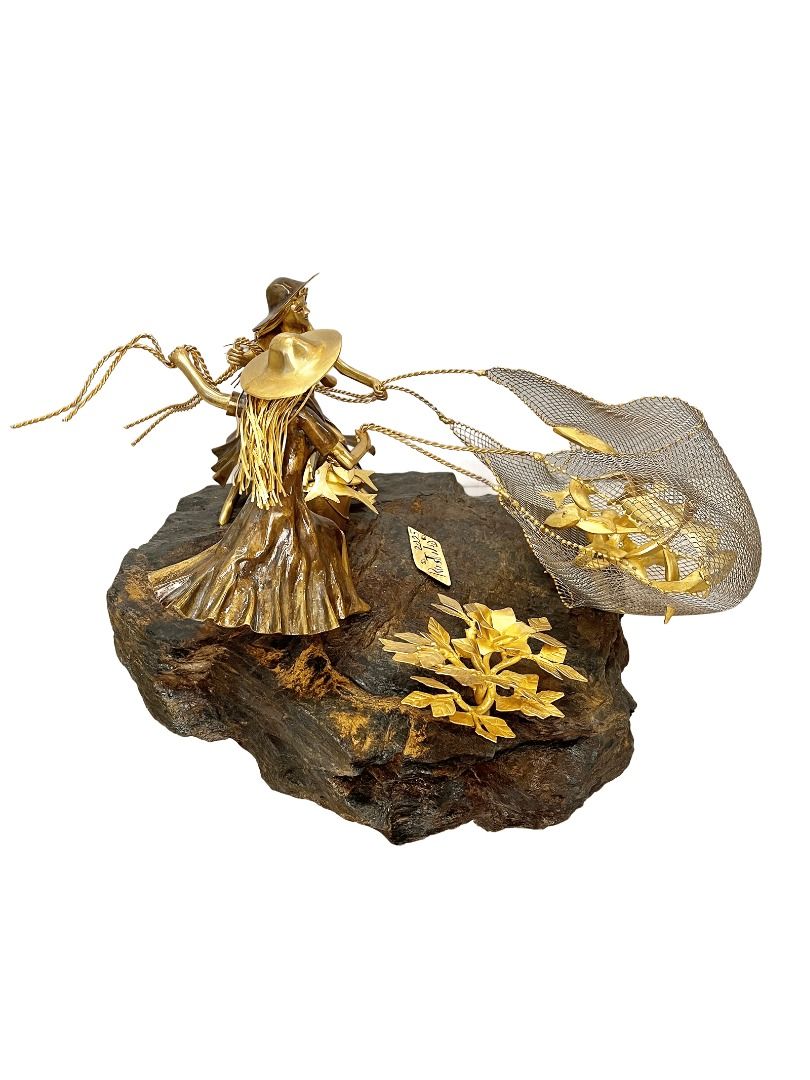 Together We Harvest - Ronald Castrillo (Category: Art & Prints) located in Taguig. Submitted by drybrushgallery (Listing ID 1422400297, Image 2). Description: Together We Harvest Ronald Castrillo, 2025 Welded Brass Sheets Artwork Dimension: 16" x 19" x 11" with Certificate of Authenticity PM FOR INQUIRY 0917 565 2917.