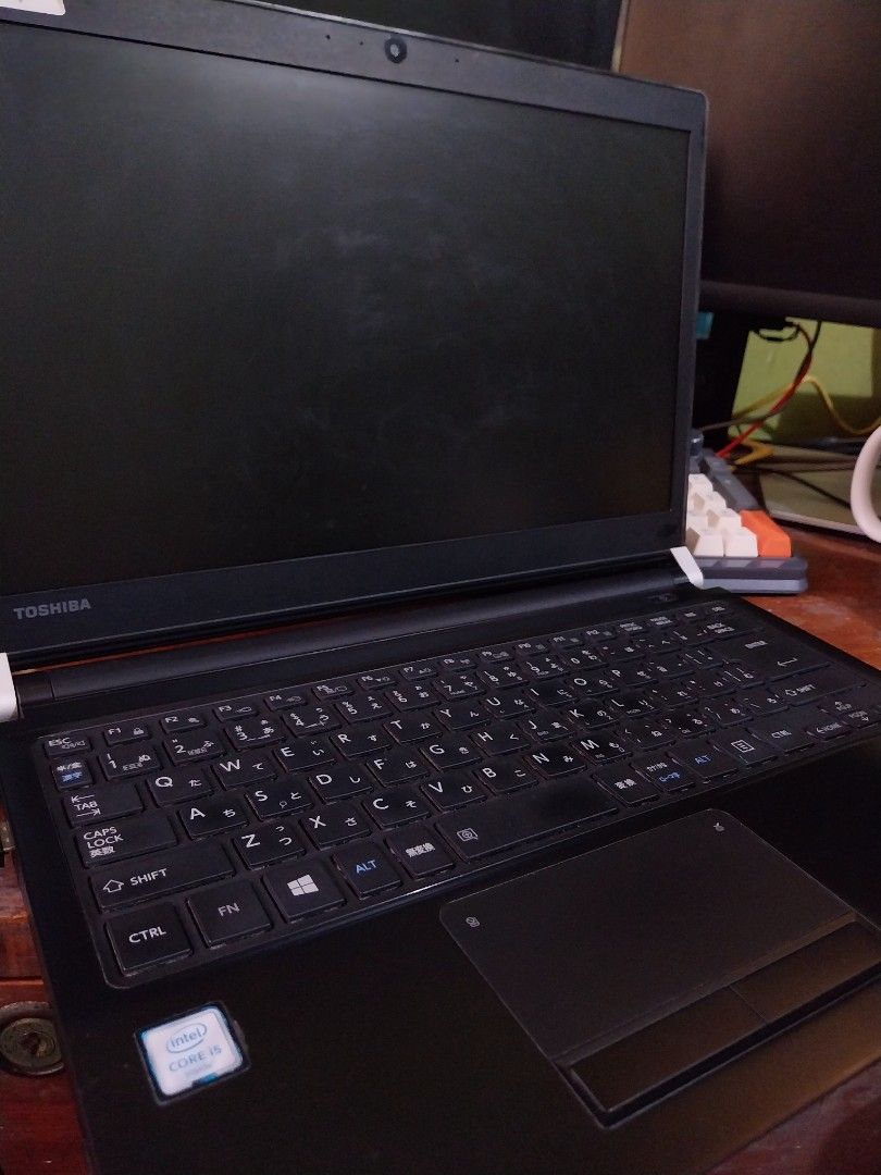 Toshiba Laptop (Category: Laptops & Notebooks) located in Bulacan. Submitted by parkabby (Listing ID 1422492571, Image 2). Description: TOSHIBA/NEC LAPTOP | Intel Core i5 | Celeron | DDR4-16GB RAM |512GB SSD - Built-in camera - Intel HD Graphics 620 - 12.5 inch LED INCLUSIONS: Laptop Charger Laptop Pouch Mouse *NOTE: Charger is working but you have to put it in a certain position for it to work properly..