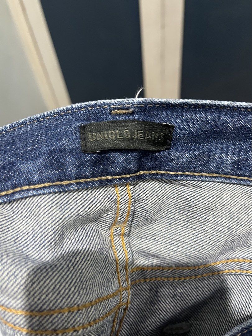 Uniqlo Relaxed Navy Blue Jeans (Category: Jeans) located in Quezon City. Submitted by cvscuh (Listing ID 1422409424, Image 2). Description: Uniqlo Relaxed Navy Blue Jeans Size 30W 9-9.5/10 condition PHP 670.