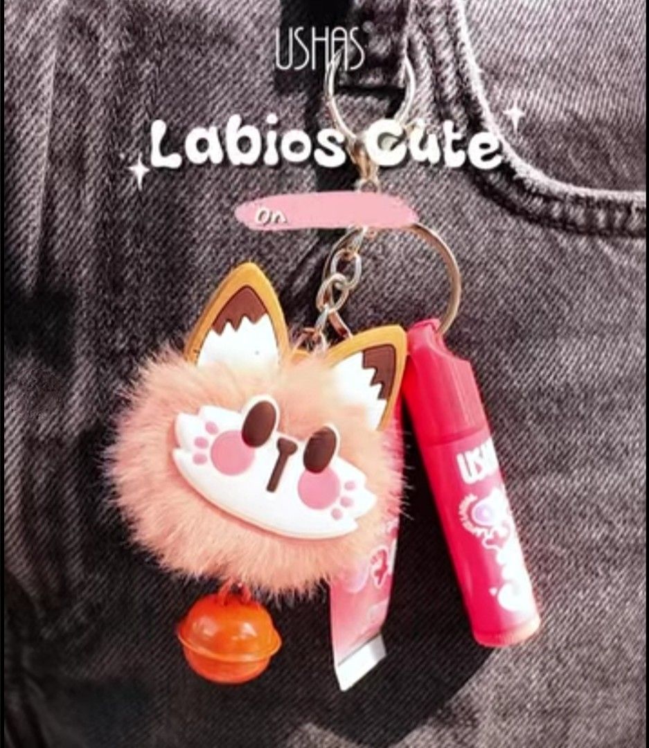 Cute Lip Gloss Keychain (Category: Makeup) located in Manila. Submitted by myxstyle27 (Listing ID 1422398486, Image 2). Description: - USHAS Labios lip gloss keychains - Features a fluffy pom-pom and cute character - Includes lip gloss - Adds fun to keys or bags AVAILABLE RED ONLY LOCATION VALENZUELA P150.